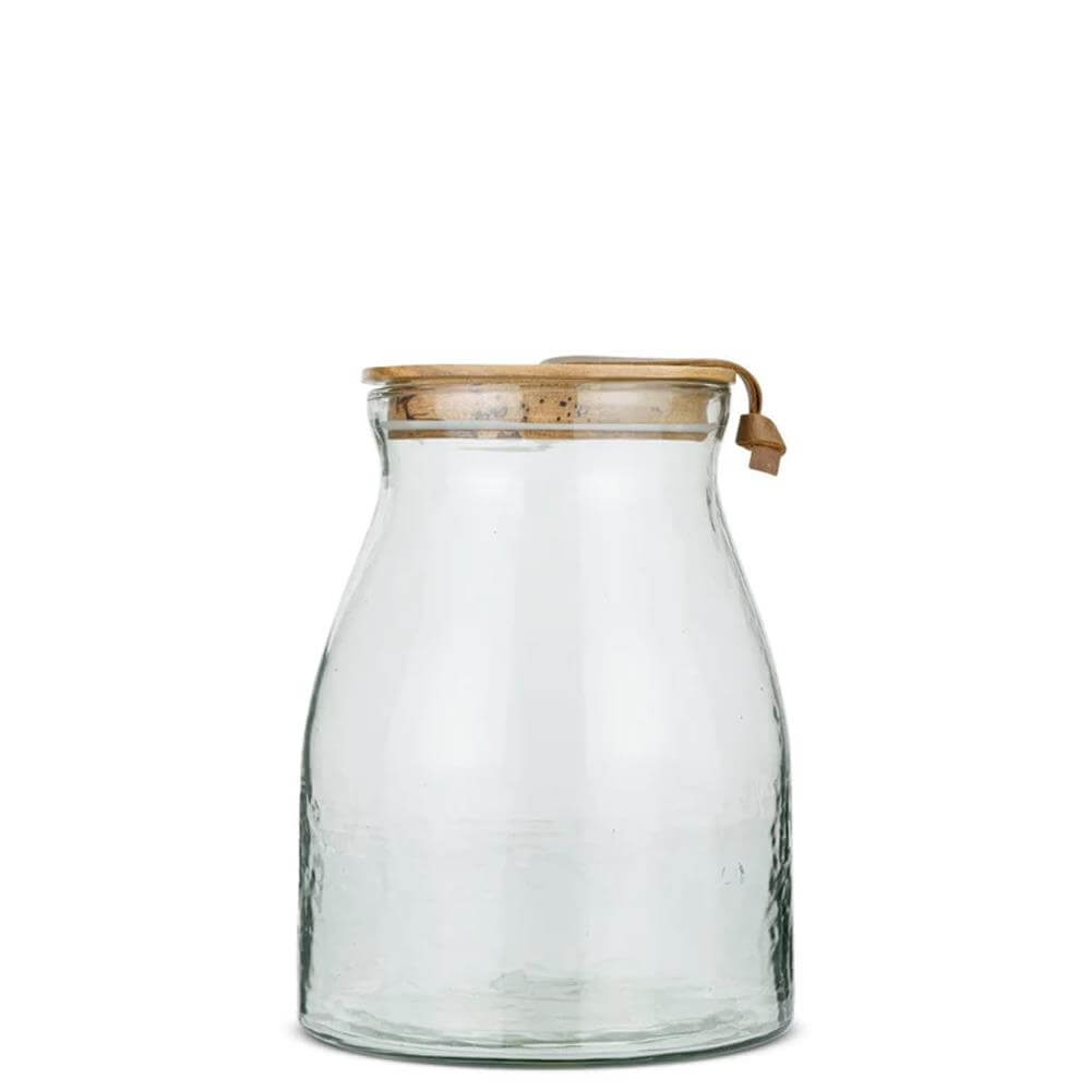 Nkuku Shaan Glass Storage Jar